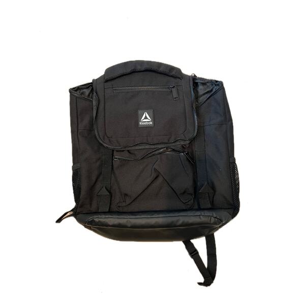 Reebok Top Loading Computer Black Backpack - Picture 1 of 3